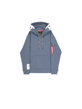 Alpha Industries Alpha Industries Bluza Alpha Hoodie Błękitny Regular Fit