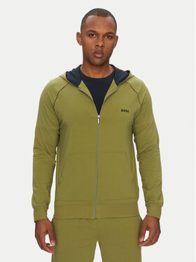 BOSS BOSS Pulóver Mix&Match 50515313 Zöld Regular Fit