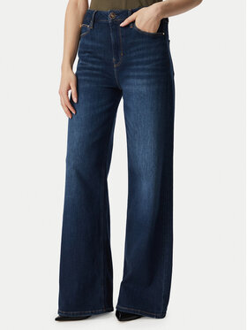 Guess Guess Džinsi W6YA82 D1334 Tumši zils Wide Leg