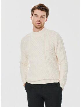 Pako Lorente Pako Lorente Sweter P24WF-2X-024 Beżowy Classic Fit
