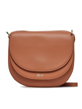 DKNY DKNY Τσάντα Gramercy Md Flap Cbo R33ECY38 Καφέ