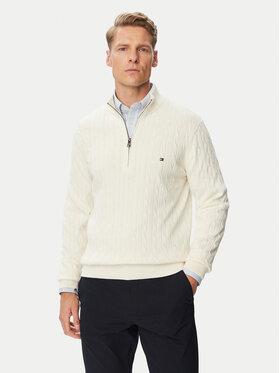 Tommy Hilfiger Tommy Hilfiger Πουλόβερ Classic MW0MW36532 Κρεμ Regular Fit