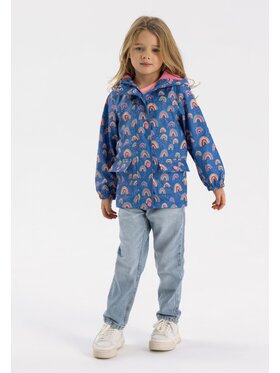 minoti minoti Kurtka przeciwdeszczowa C5508 Niebieski Regular Fit