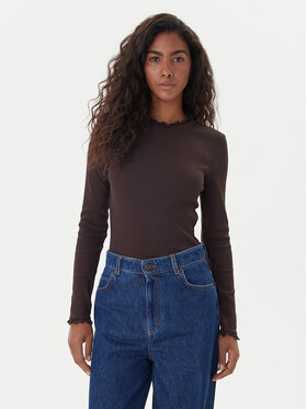 ONLY ONLY Blúzka Leslie 15277888 Hnedá Regular Fit