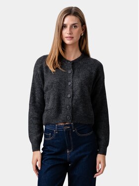 TeeShoppen TeeShoppen Kardigan 'Basic Collection' Zielony Regular Fit