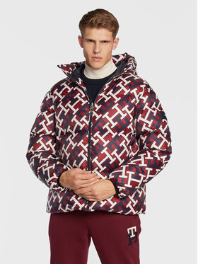 Tommy Hilfiger Tommy Hilfiger Kurtka puchowa MW0MW29254 Bordowy Regular Fit