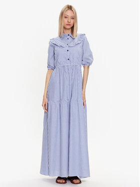 Silvian Heach Silvian Heach Košilové šaty GPP23152VE Modrá Regular Fit