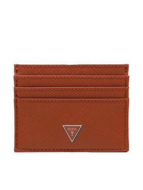 Guess Guess Etui za kreditne kartice Certosa Saffiano Slg SMCRTO LEA25 Smeđa