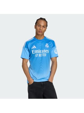 adidas adidas Koszulka techniczna Originals Real Madrid Błękitny Slim Fit