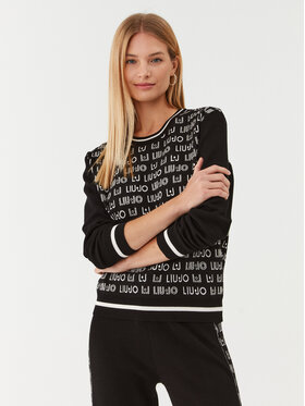 Liu Jo Sport Liu Jo Sport Pulover TF3210 MA63L Črna Regular Fit