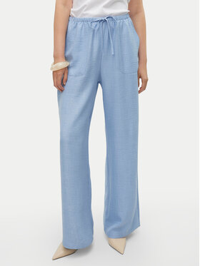 Vero Moda Vero Moda Spodnie materiałowe Melaney 10316385 Niebieski Loose Fit