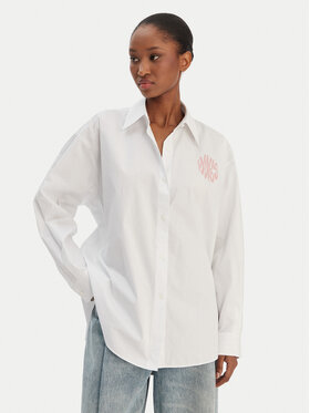 HUGO HUGO Särk Elisana B 50552146 Valge Oversize