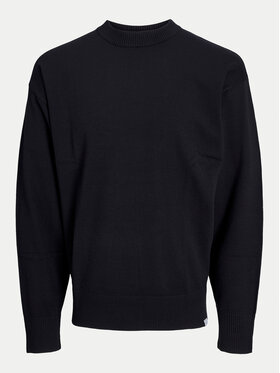 Jack&Jones Džemper Collective 12251556 Crna Relaxed Fit