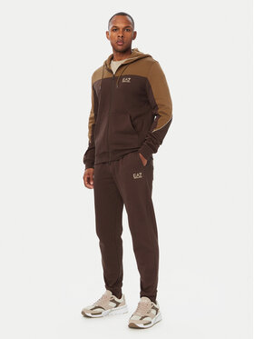EA7 Emporio Armani EA7 Emporio Armani Trenerka 7M002411 AF10377 U6027 Tamno smeđa Regular Fit