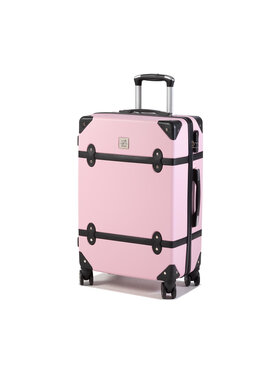Semi Line Semi Line Nagy kemény borítású bőrönd T5509-3 Rózsaszín