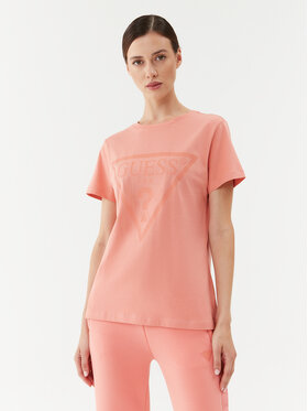 Guess Guess T-Shirt V2YI07 K8HM0 Korallenfarben Regular Fit
