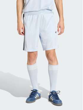 adidas adidas Szorty materiałowe 159302 Błękitny Regular Fit