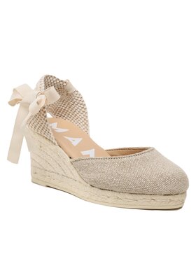 Manebi Manebi Espadrilles Low Wedge Espadlilles O 7.1 WL Beige