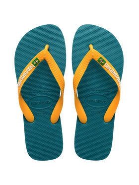 Havaianas Havaianas Japonki HAVAIANAS Infradito Donna Hav. Brasil logo 4110850.1832 Verde Zielony
