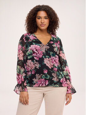 Fiorella Rubino Fiorella Rubino Bluzka 2076T002548N0Z3 Czarny Regular Fit
