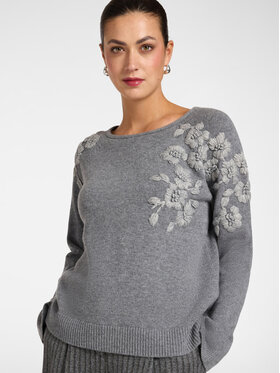 Elena Mirò Elena Mirò Maglione M099Z000864N013 Grigio Regular Fit