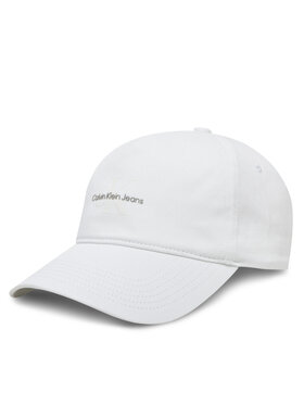 Calvin Klein Jeans Calvin Klein Jeans Шапка с козирка Printed Monologo Cap LV04K5027G Бял