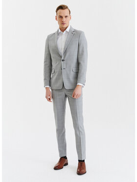 Pako Lorente Pako Lorente Spodnie garniturowe P23SP-6G-015 Szary Slim Fit