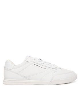Tommy Hilfiger Tommy Hilfiger Sneakersy Lopro Cup Leather FM0FM05677 Bílá