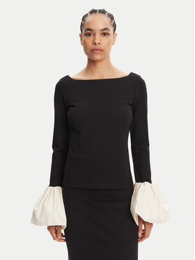 STAUD STAUD Bluză Paige R24F1175PF Negru Regular Fit