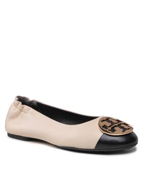 Tory Burch Tory Burch Ballerine Claire Cap Toe Ballet 148336 Beige