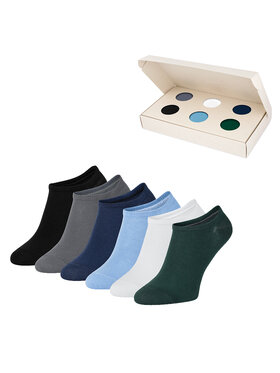 Zooksy Zooksy Zestaw 6 par niskich skarpet unisex Basic Kolorowy