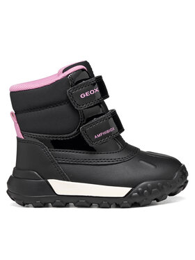 Geox Geox Śniegowce B Trekkyup Girl B Abx B566MC 054FU C9231 S Czarny