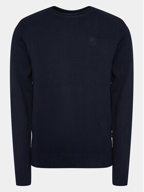 INDICODE INDICODE Pullover Santoro 35-718 Dunkelblau Regular Fit