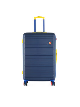 Semi Line Semi Line Μεγάλη Βαλίτσα T5847-3 Σκούρο μπλε
