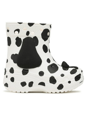 Crocs Crocs Guminiai batai Crocs Classic I Am Dalmatian Boot T 209079 Balta