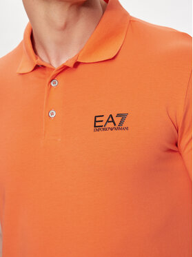 EA7 Emporio Armani Polo 8NPF04 PJM5Z 1661 Narančasta Regular Fit