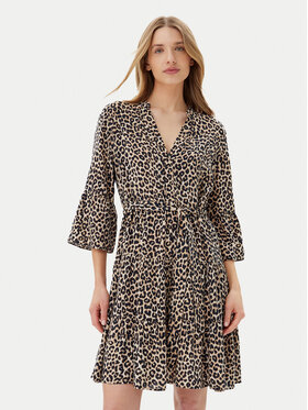 Vero Moda Vero Moda Každodenní šaty Melba 10329936 Hnědá Loose Fit
