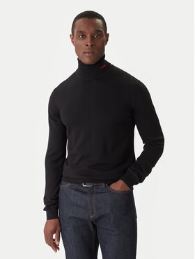 HUGO Hugo Поло San Thomas-M 50474174 Черен Slim Fit