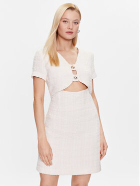 Pinko Pinko Každodenní šaty 100946 A0UO Écru Regular Fit