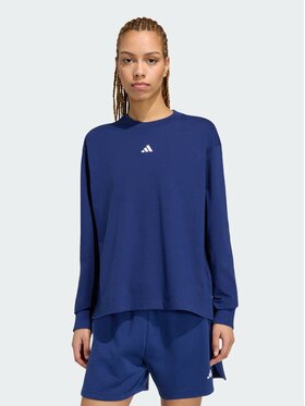adidas adidas Bluzka 162938 Niebieski jasny Loose Fit