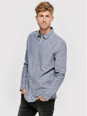 Only & Sons Only & Sons Košile Caiden 22012321 Modrá Slim Fit
