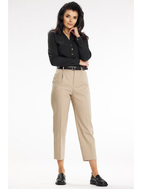 Awama Awama Koszula A649 Czarny Basic Fit