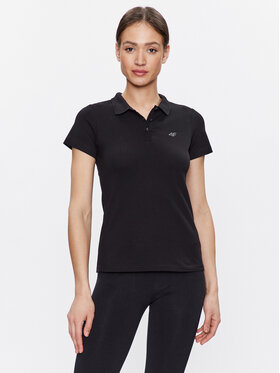 4F 4F Polokošeľa H4Z22-TSD355 Čierna Regular Fit