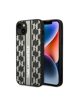 KARL LAGERFELD KARL LAGERFELD Etui na telefon Monogram Stripe Szary