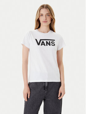 Vans Vans T-Shirt Wm Flying V Crew Tee VN0A3UP4 Λευκό Regular Fit