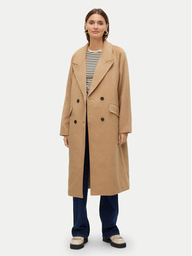 Vero Moda Vero Moda Vilnas mētelis Harper 10320446 Bēšs Regular Fit