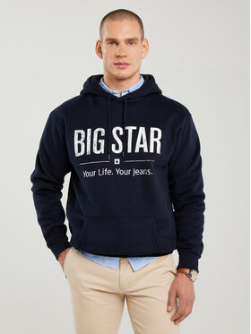 BIG STAR BIG STAR Bluza ASHLYNO Granatowy Comfort Fit
