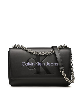 Calvin Klein Jeans Calvin Klein Jeans Handtasche Sculpted Ew Flap Conv25 Mono K60K607198 Schwarz