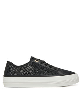 Tommy Hilfiger Tommy Hilfiger Sneakers Vulc Embroidered Sneaker FW0FW08685 Nero
