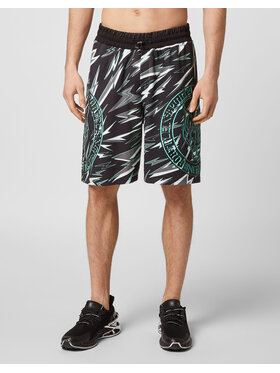 Plein Sport Plein Sport Pantaloncini 2061 Nero Jogger Fit